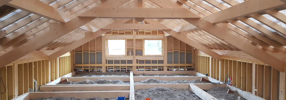Isolation des combles d'une maison
